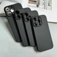 Luxury Black Silicone Matte Phone Case For iPhone
