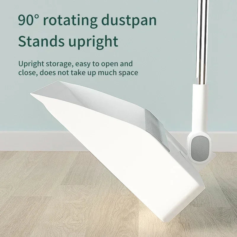 2PCS/Set Broom and Scoop Set Folding Dustpan High-end