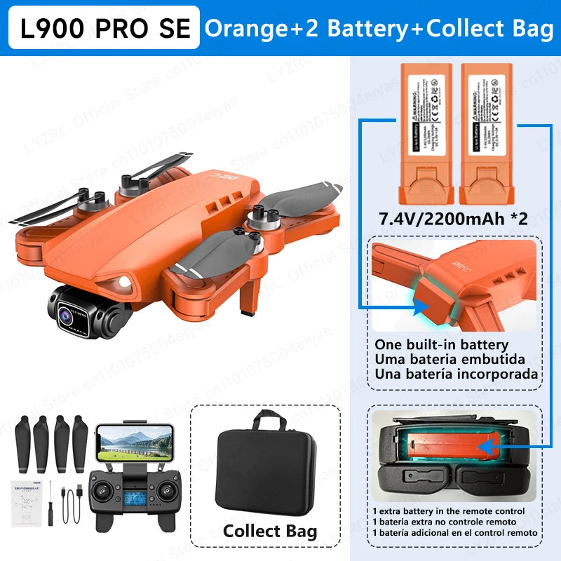 LYZRC L900 PRO SE 4K Professional HD Dual