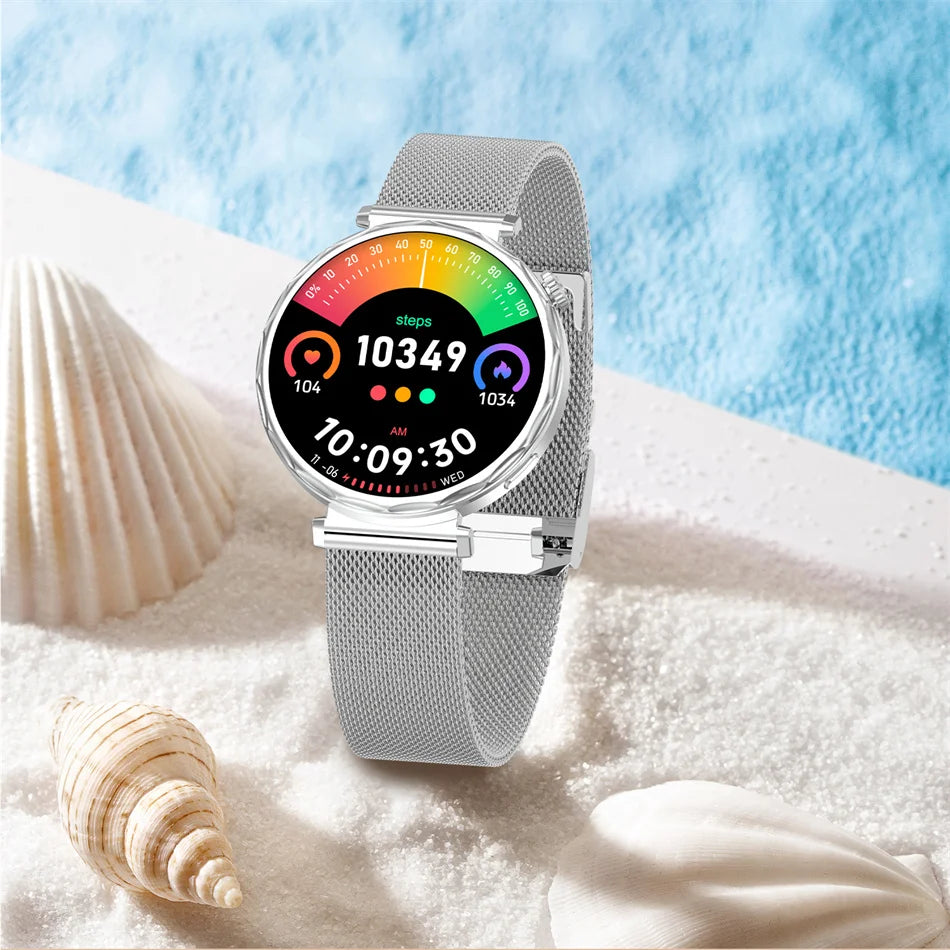 2025 New GPS Tracking Smartwatch Women AMOLED HD