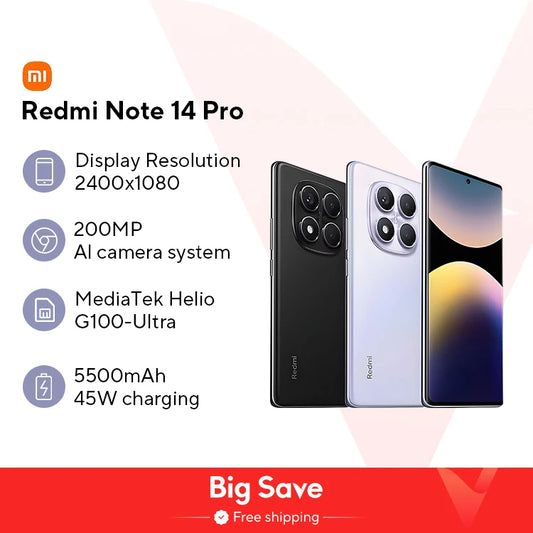 World Premiere Global Version Xiaomi Redmi Note 14