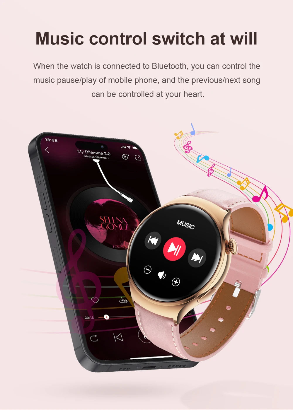 2025 New Lady Fashion Smart Watch women AMOLED