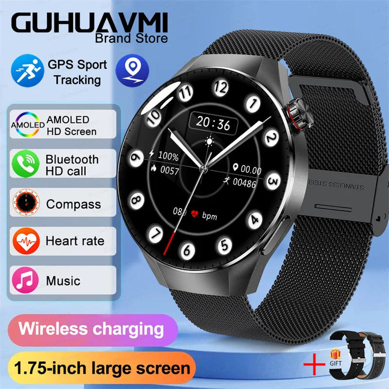 2025 True AMOLED Smart Watch Full touch Screen