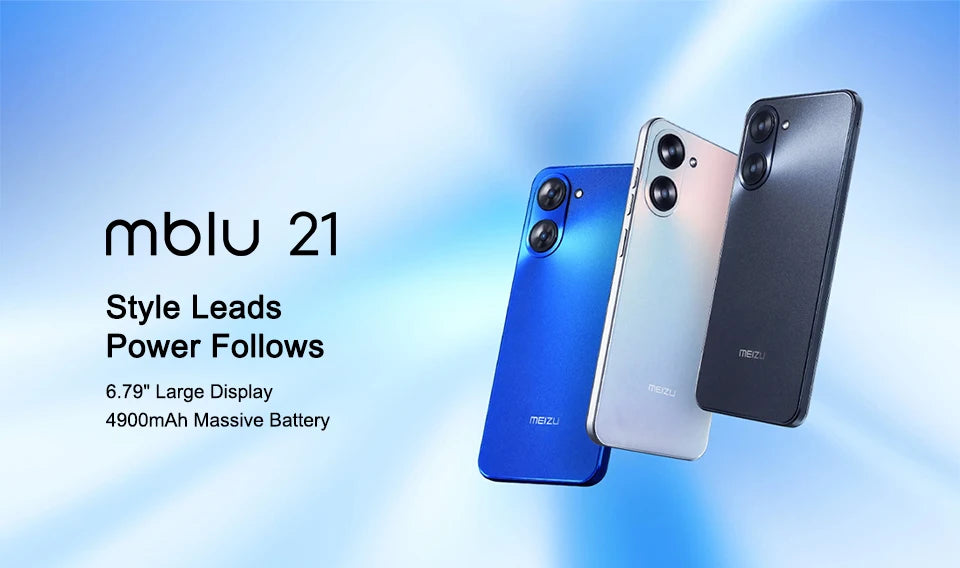 Global Version Meizu Mblu 21 Smartphone 13MP Rear