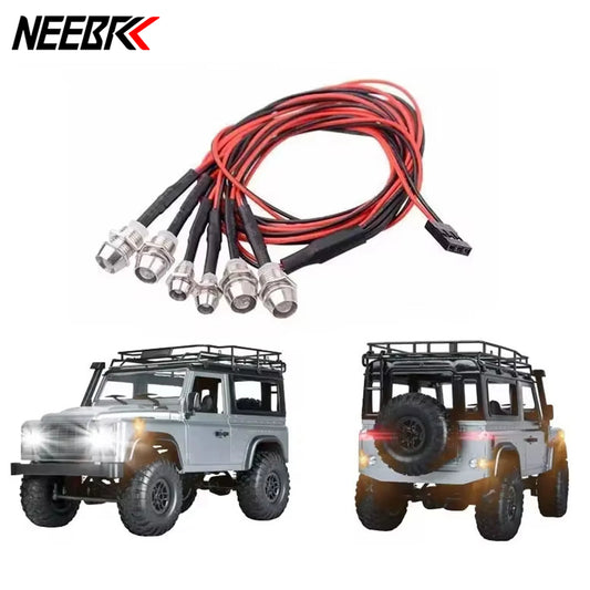 RC LED Light Kit Headlamps for 1/10 1/8