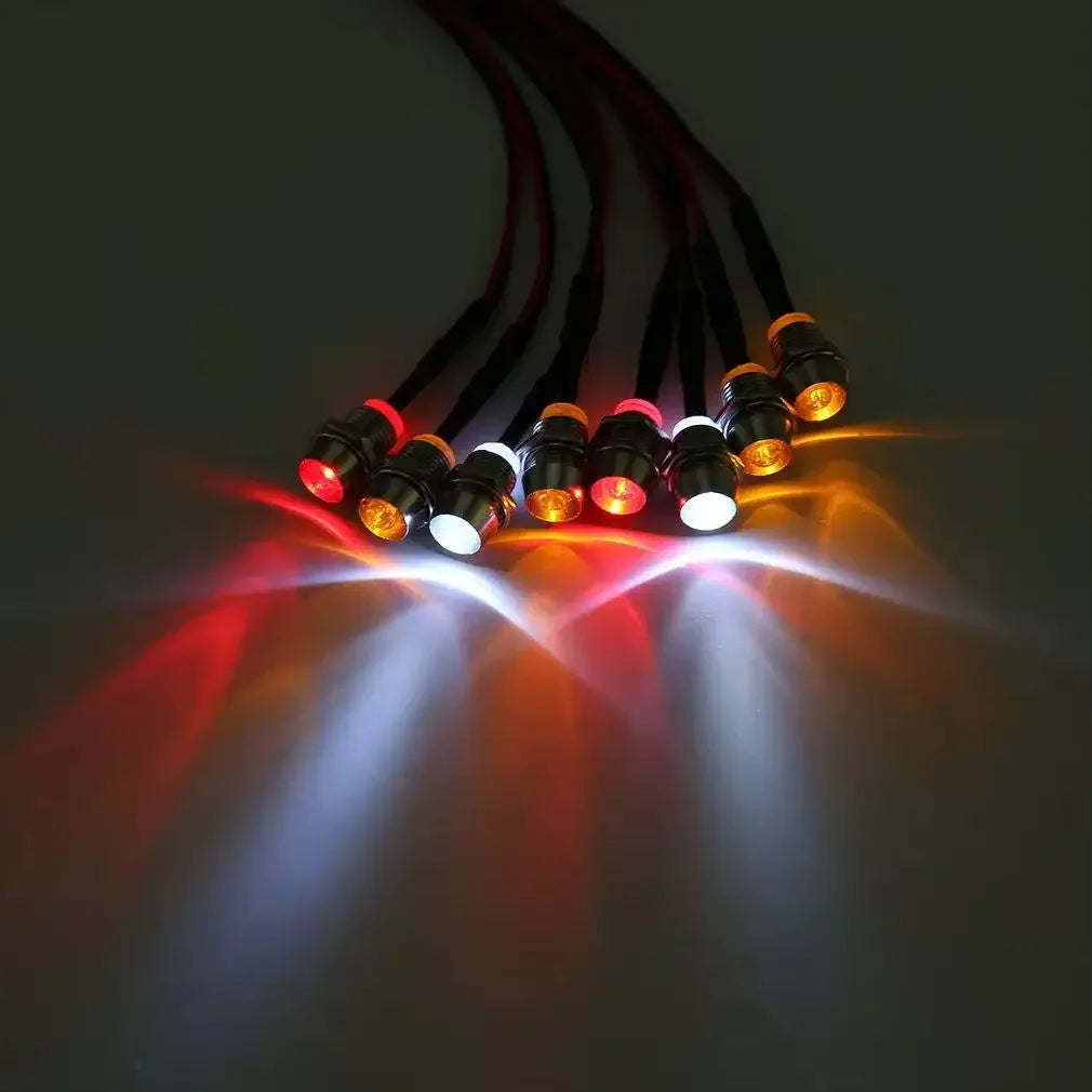 RC LED Light Kit Headlamps for 1/10 1/8