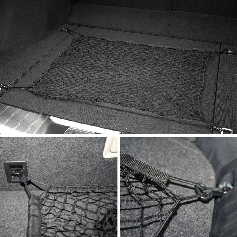 Car Trunk Cargo Mesh Net 4 Hook Car