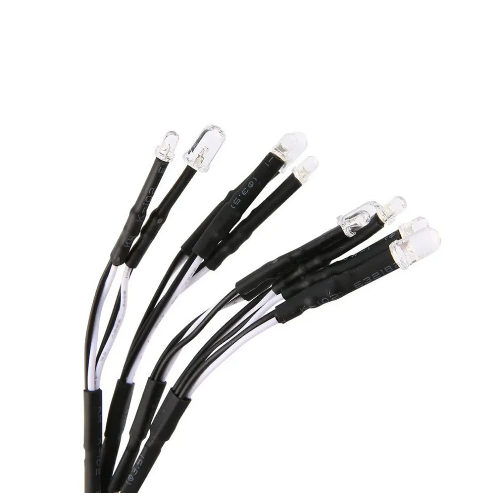 RC LED Light Kit Headlamps for 1/10 1/8