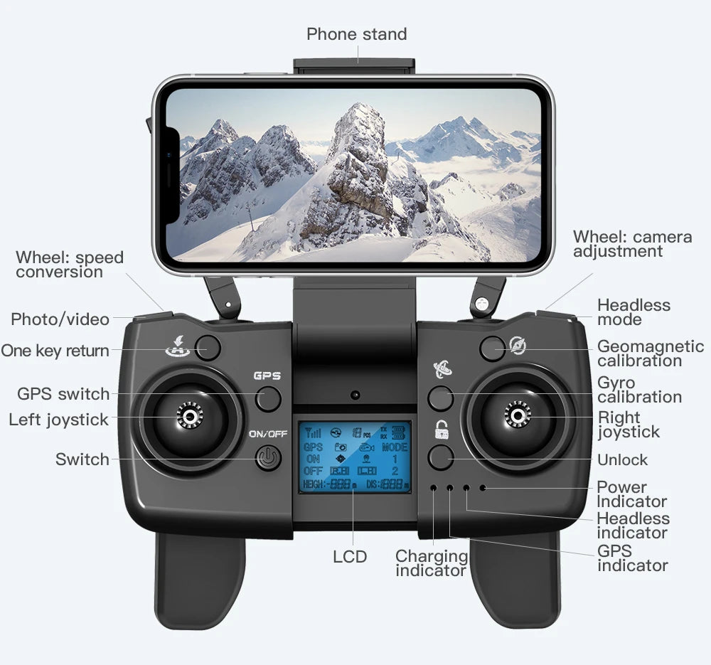 L900 Pro GPS Drone 4K Professional HD Dual