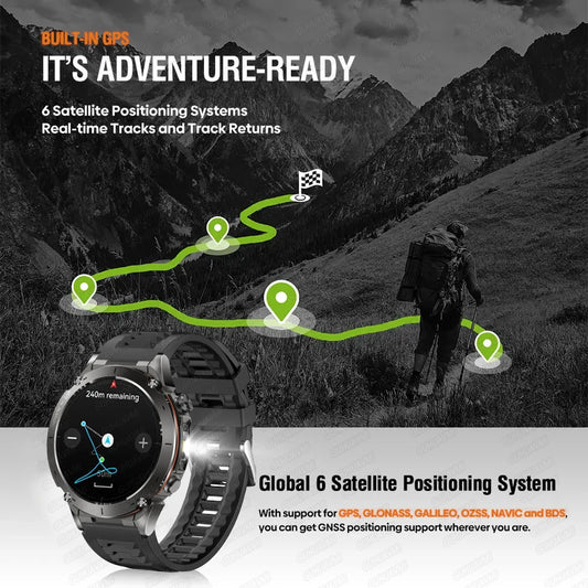 2025 New Smart Watch Men 1000mAh Large Capacity