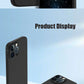 Luxury Black Silicone Matte Phone Case For iPhone