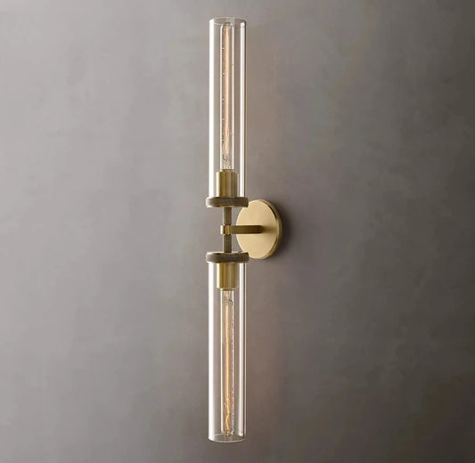 Modern Glass Wall Lamps Lustre LED Lambeth Knurled