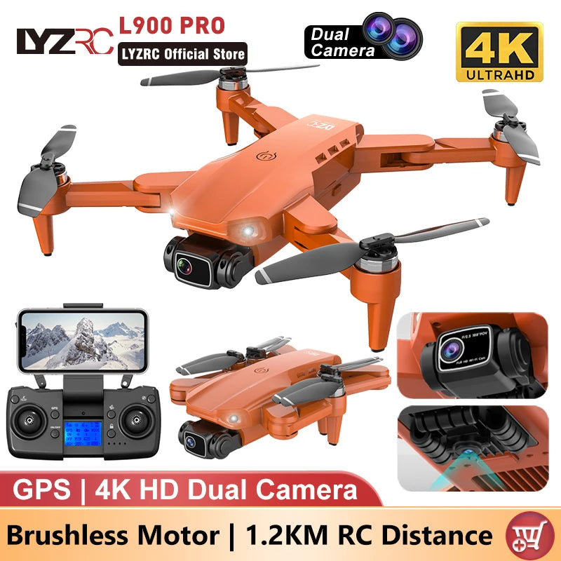 LYZRC L900 PRO GPS Drone 4K Professional HD