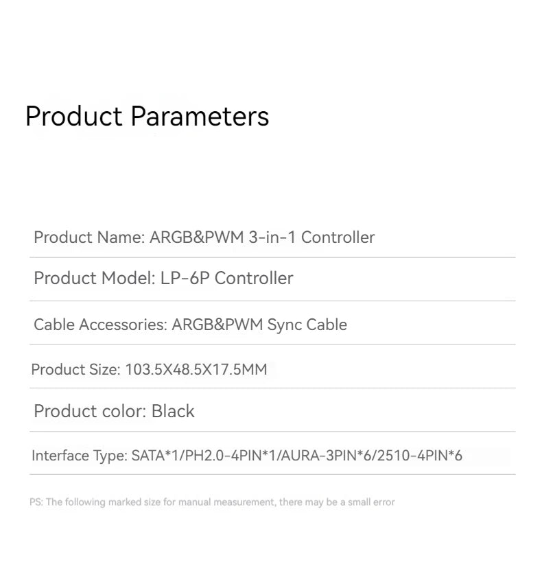TEUCER 3 in 1 Fan Hub 4Pin PWM