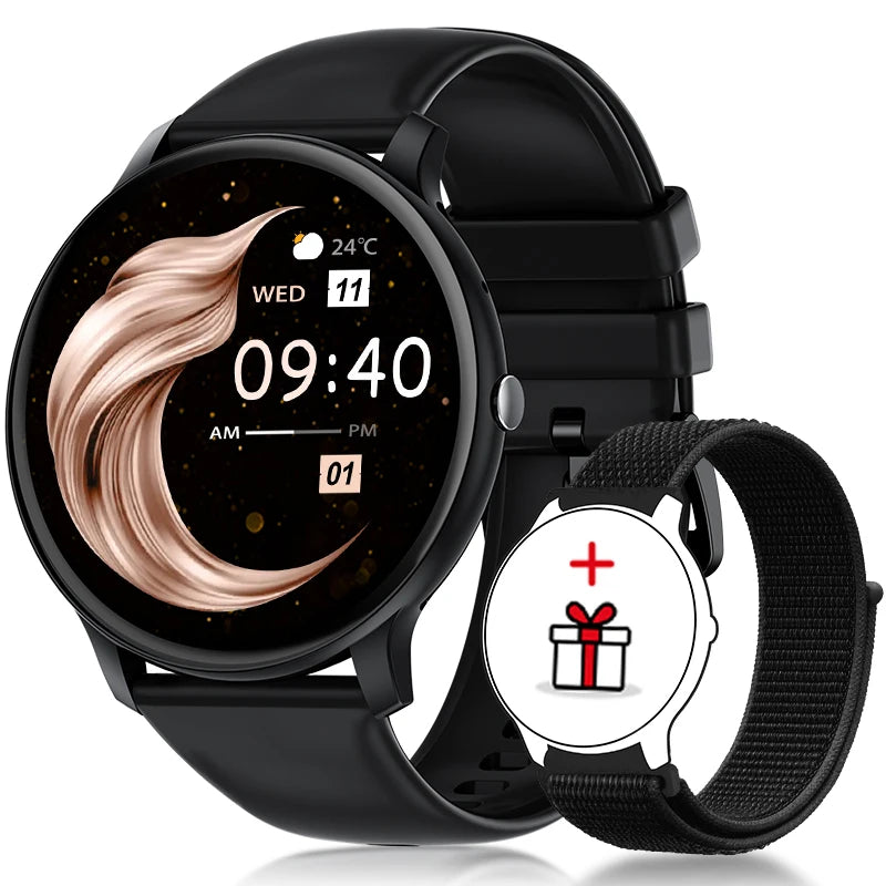2025 New Smart Watch Women Men Bluetooth Call