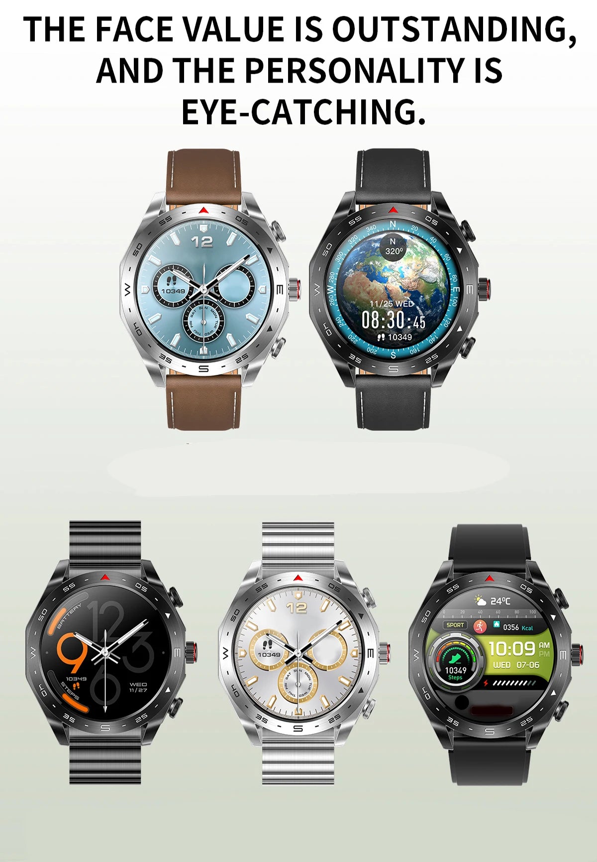 2024 New Smart Watch TWS 2-in-1 Bluetooth Earphones