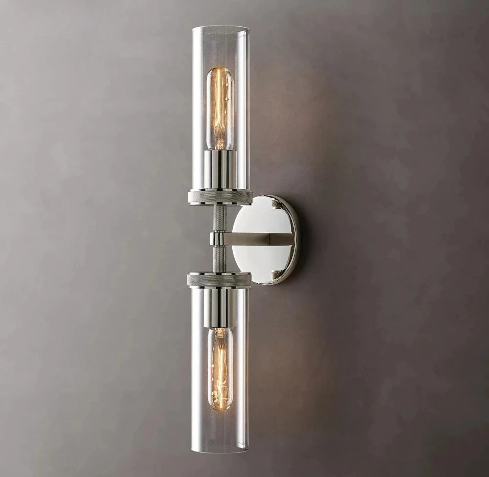 Modern Glass Wall Lamps Lustre LED Lambeth Knurled