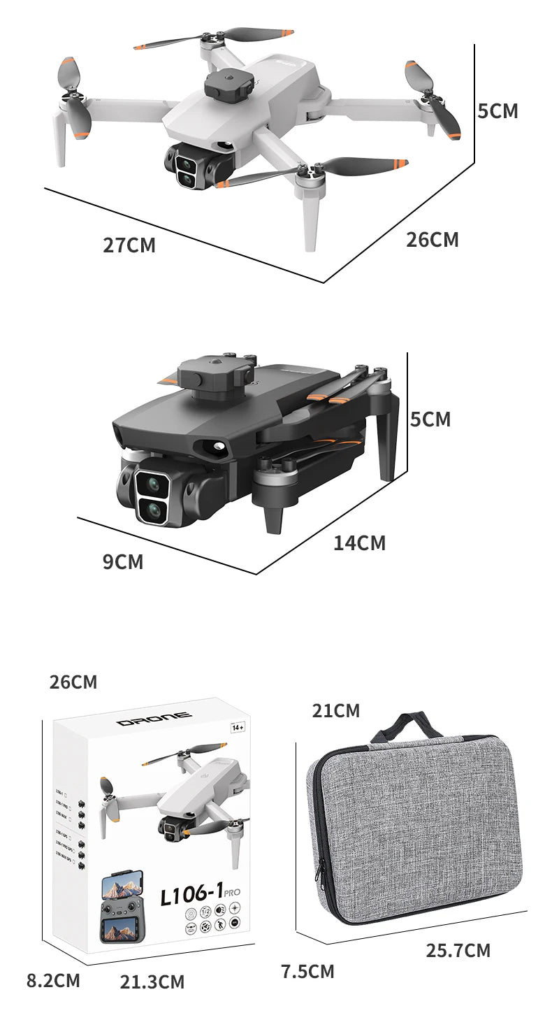 8K ESC Camera Obstacle Avoidance GPS Auto Return