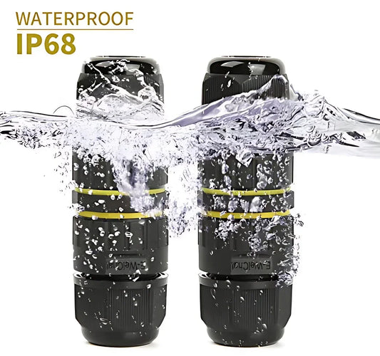 IP68 Outdoor Waterproof Junction Box Electrical Cable Connector,
