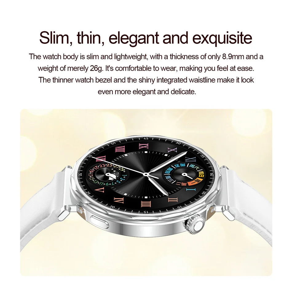 2025 New GPS Tracking Smartwatch Women AMOLED HD