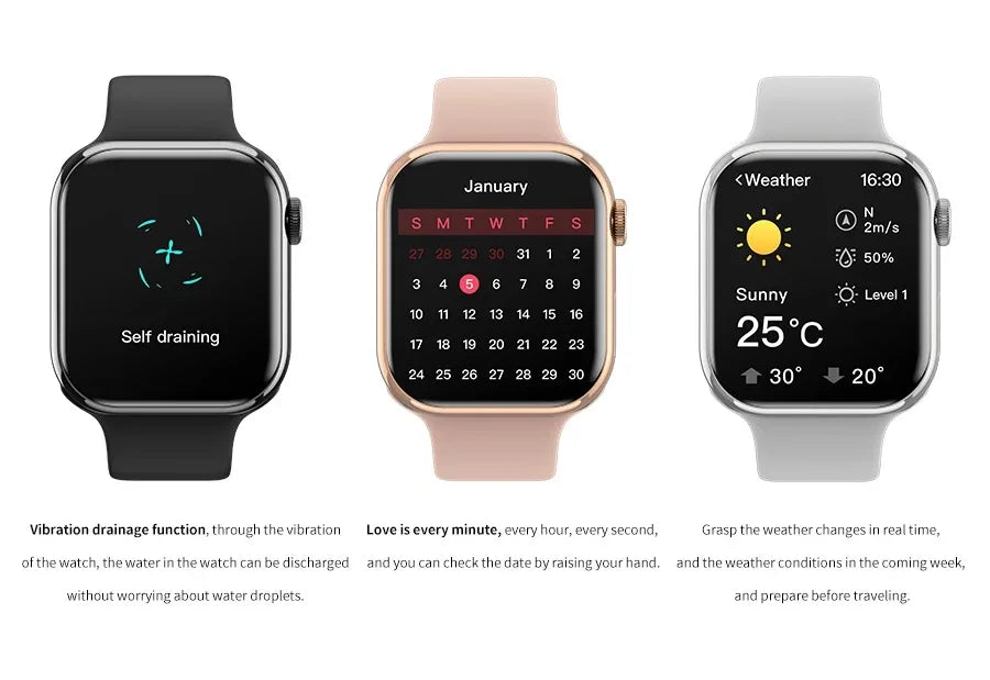 2025 NEW Smart Watch Wireless Charging Smartwatch Bluetooth