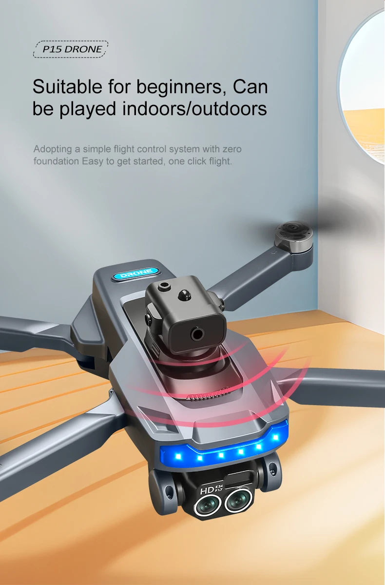 P15 Screen Control Drone 8K Professional Camera HD