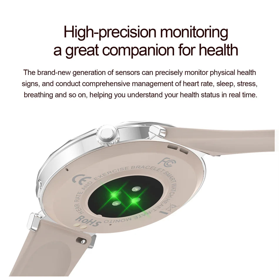 2025 New GPS Tracking Smartwatch Women AMOLED HD