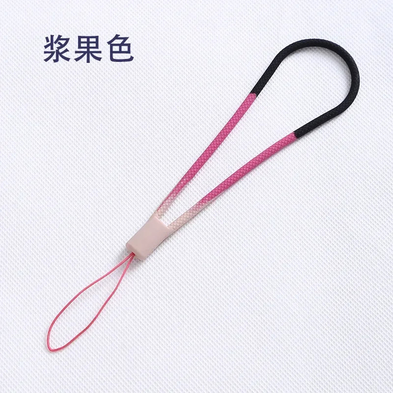 1pc Silicone Wrist Straps Hand Lanyard For Charms