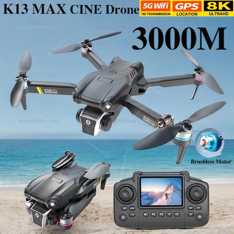 K13 MAX Drone 8K With HD Dual Camera