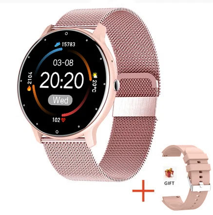 LIGE Smart Watch Women Men Full Touch Screen Bluetooth
