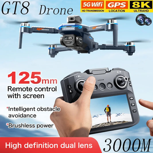 2025 NEW GT8 Rc Drone 8K Profesional HD