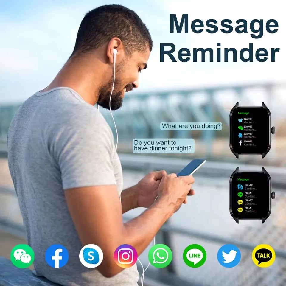 2025 Smart Watch Android IOS Phone 2.01 Inch