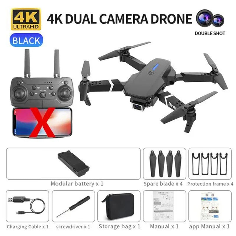 2024 New E88 Pro WIFI FPV Drone Wide
