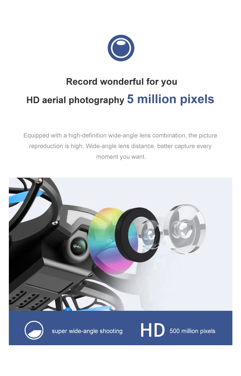 Mini Drone 4k Profession HD Wide Angle Camera
