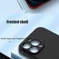 Luxury Black Silicone Matte Phone Case For iPhone