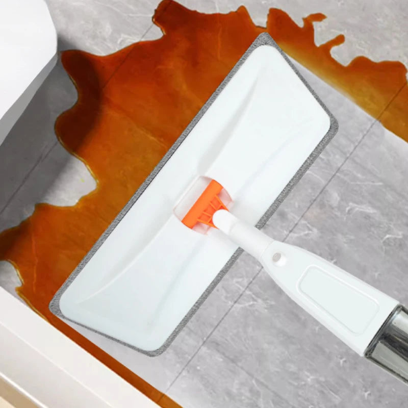 New Large Household Spray Mop With Replaceable Microfiber