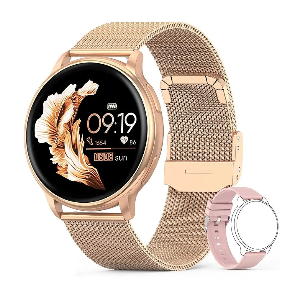 MEVADEN Bluetooth Call Smart Watch Women Custom Dial
