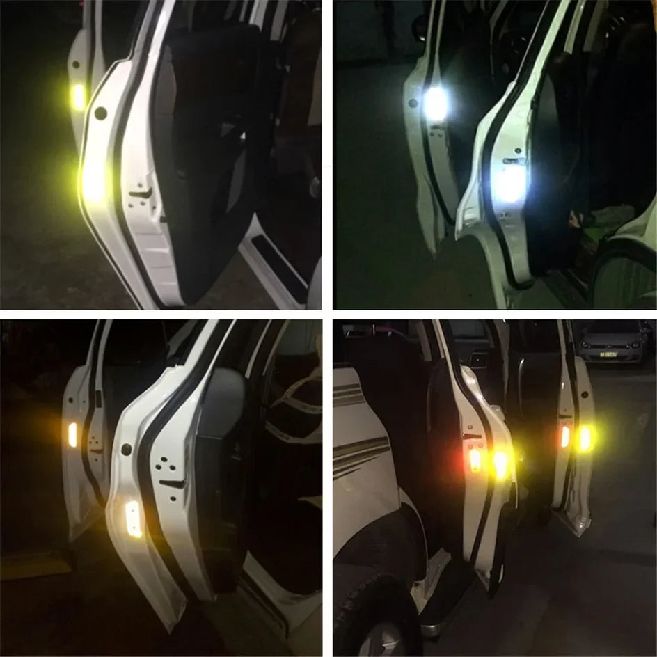 4PCS Reflective Warning Tape for Car Door Safety