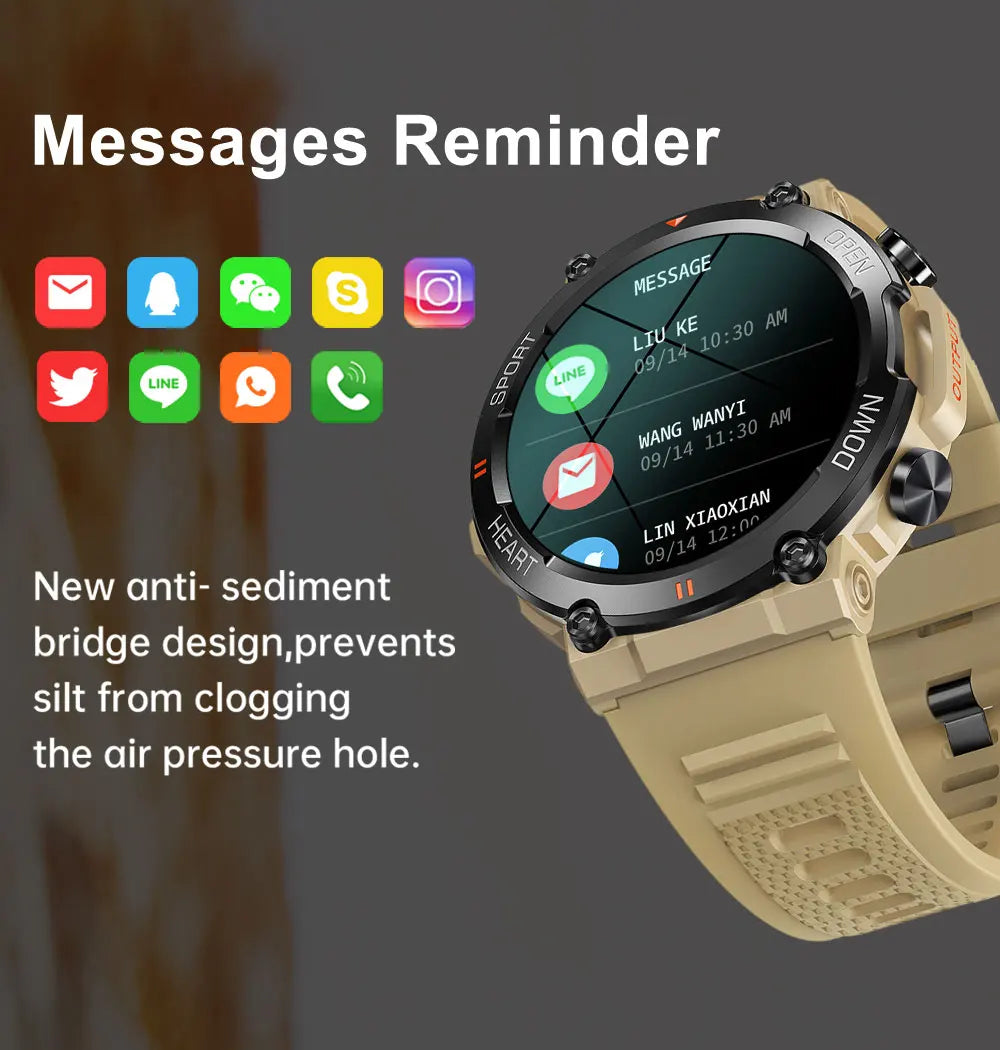 MEVADEN 1.39 Inch HD Bluetooth Call Smart Watch