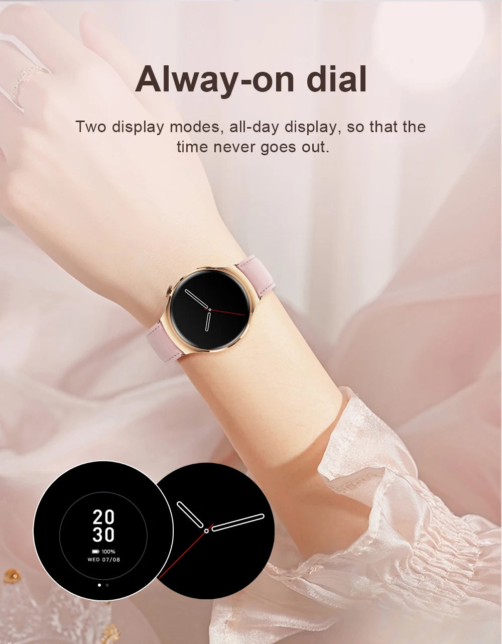 2025 New Lady Fashion Smart Watch women AMOLED