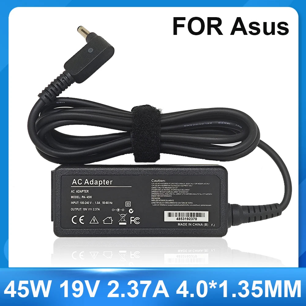 45W 19V 2.37A 4.0*1.35mm Laptop Charger Adapter For