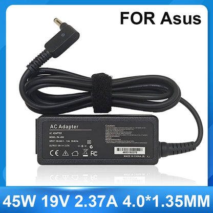 45W 19V 2.37A 4.0*1.35mm Laptop Charger Adapter For