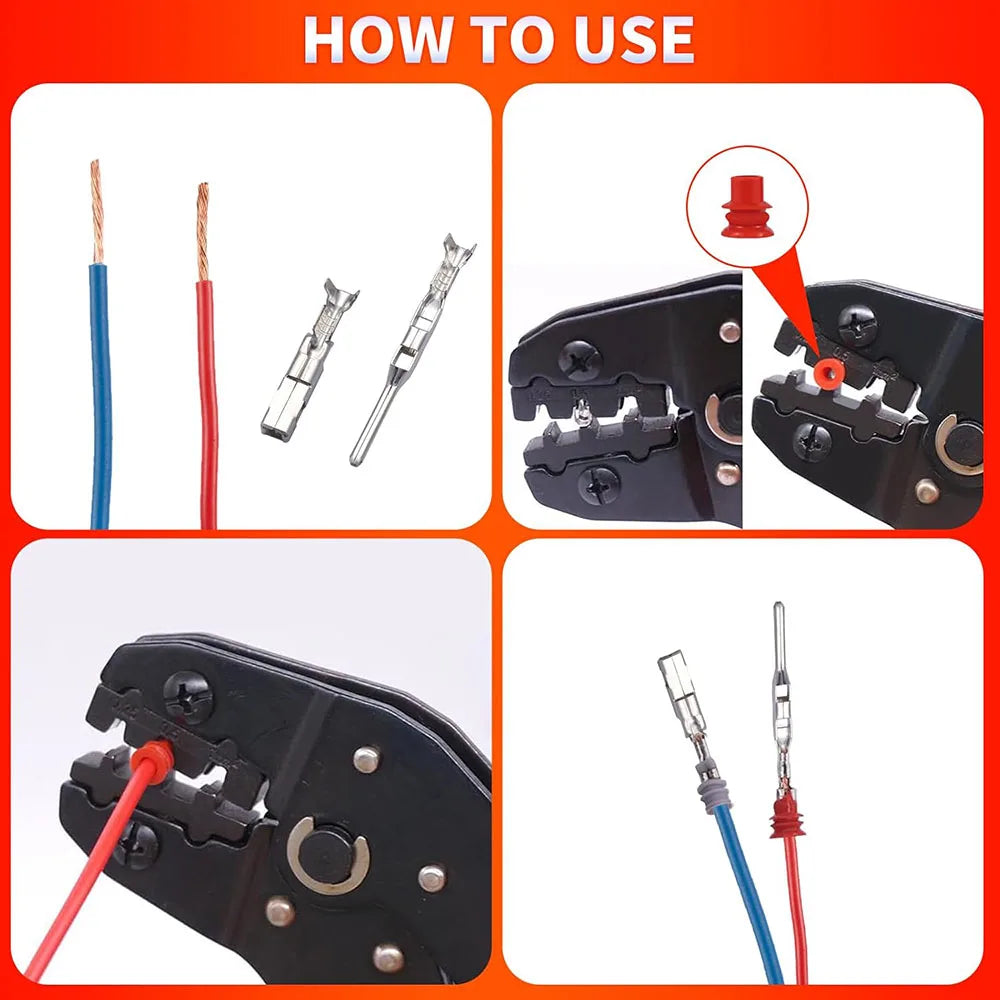 24 types 900PCS automotive pin connector kit 1-3.5mm