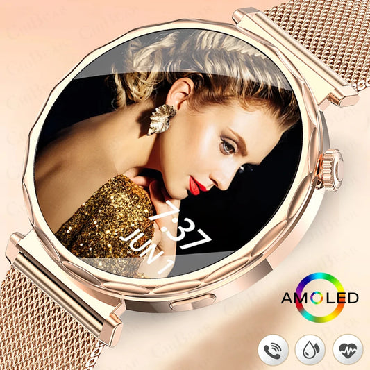 2025 New GPS Tracking Smartwatch Women AMOLED HD