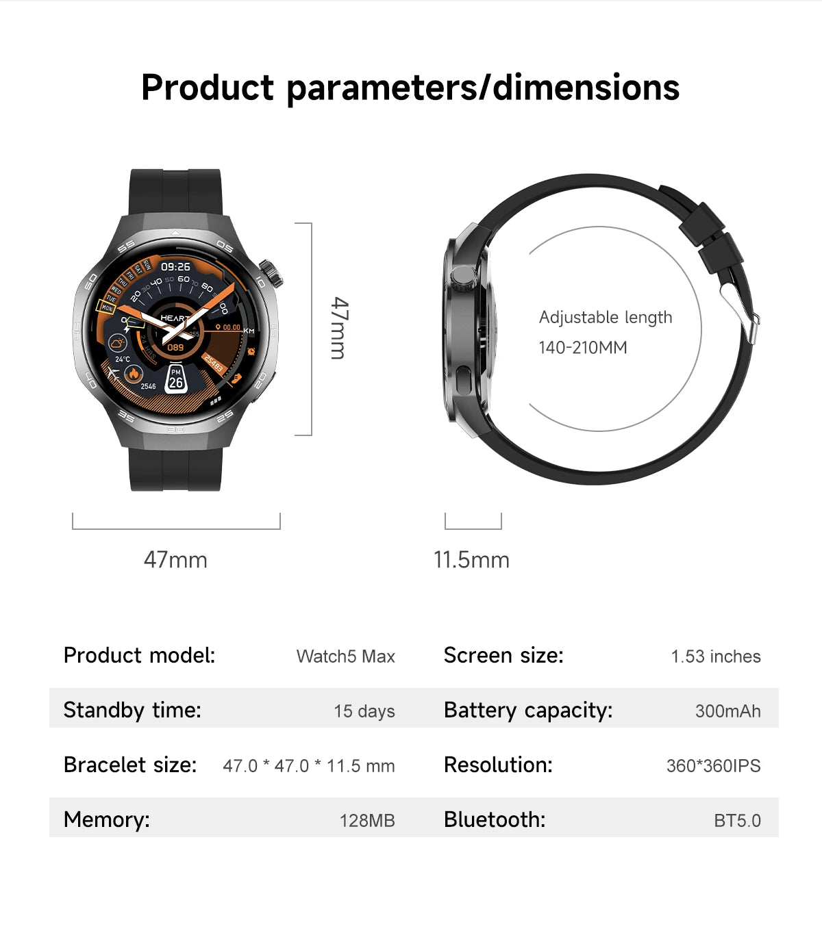 2025 For HUAWEI GT5 Pro GPS Track Smart