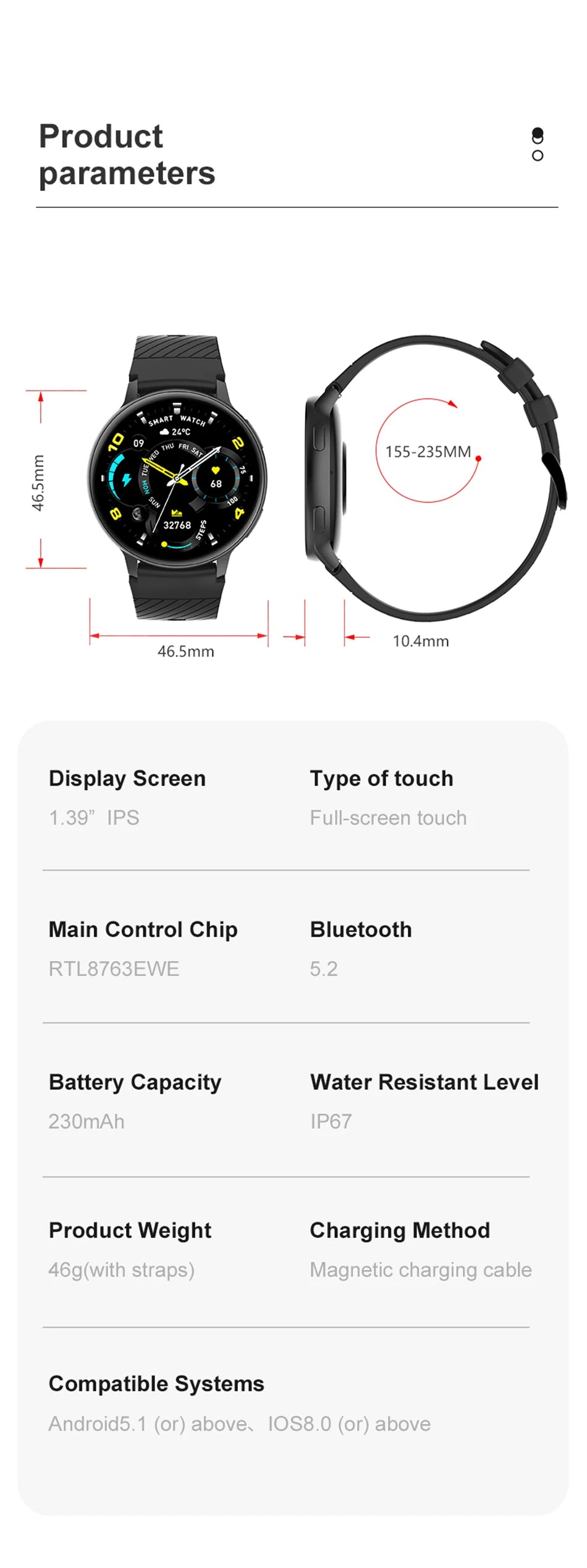 LIGE 2025 Smart Watch Women Bluetooth Call Custom