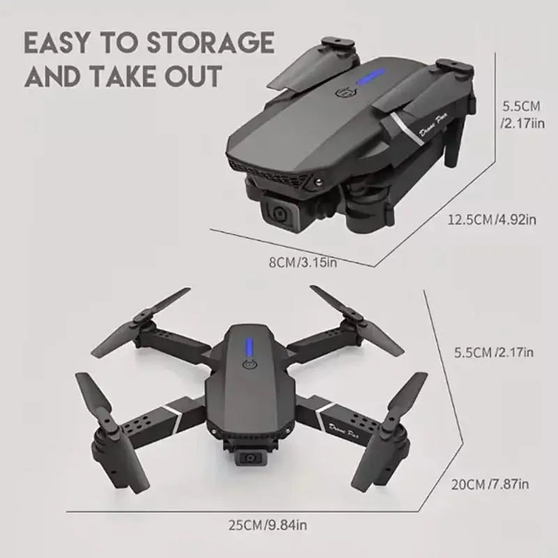2024 New E88 Pro WIFI FPV Drone Wide