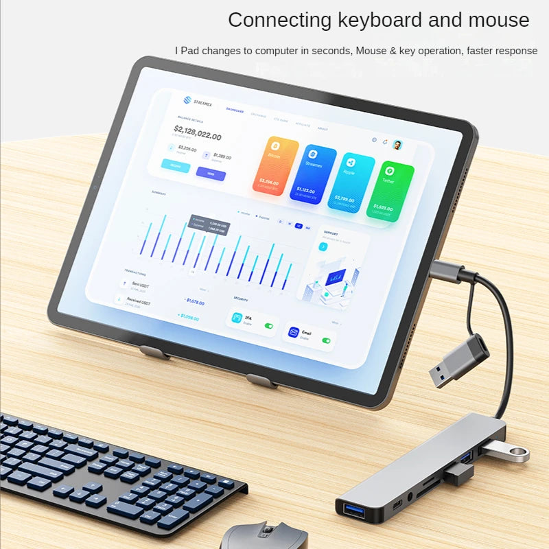 USB 3.0 Type C Adapter Docking Ststion USB
