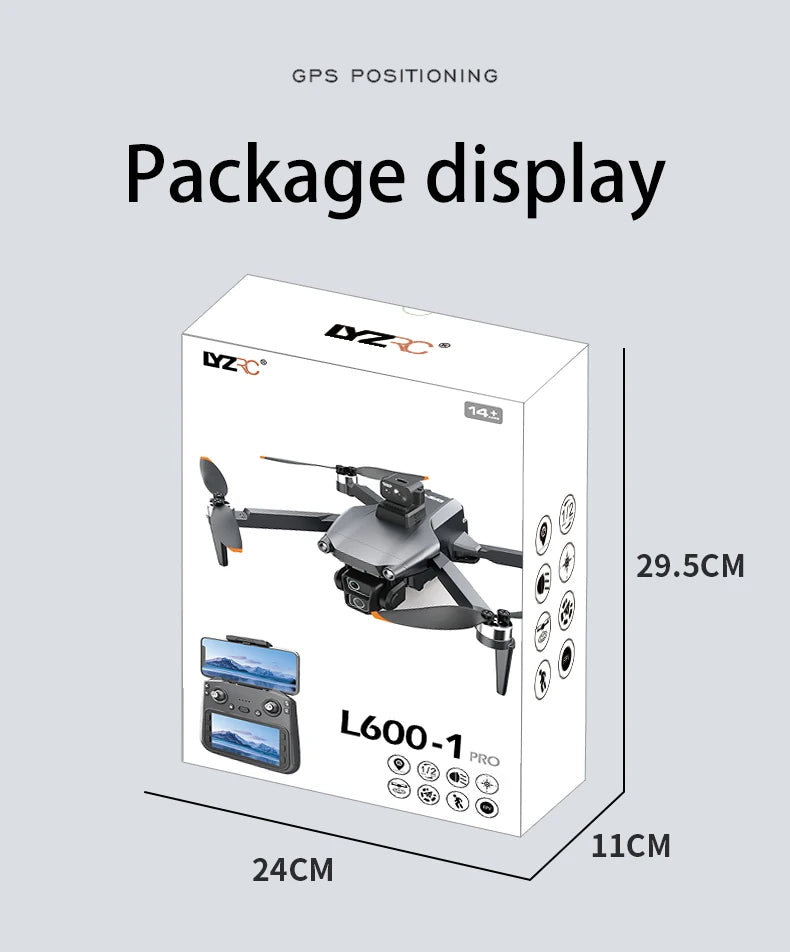 L600-1PRO MAX GPS Professional Drone With 4K HD