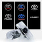 2pcs LED Car door welcome light logo light